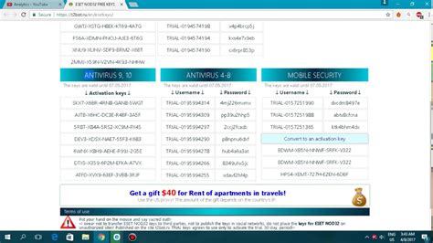 eset nod32 license keys.